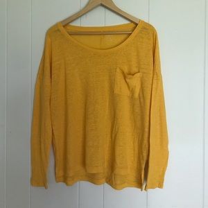 Old Navy Long sleeve Slub Tee with Pocket
